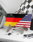 Germany USA Flag Vanity Plate