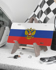 Russian Flag with Coat of Arms Vanity Plate