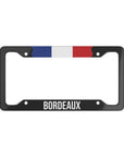 Bordeaux France Flag Car License Plate Frame