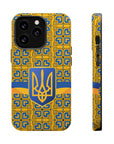 Ukraine Flag Emblem MagSafe Tough Cases