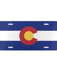Colorado State Flag, USA Vanity Plate
