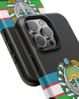 Uzbekistan Flag with Coat of Arms Phone Case