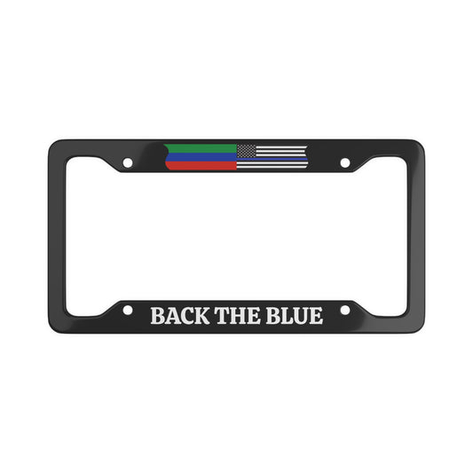 Dag Back the Blue, US Law Enforcement Appreciation License Plate Frame