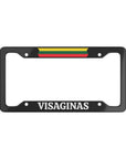 Visaginas, Lithuania Flag License Plate Frame