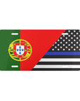 Portugal US Law Enforcement Flag Vanity Plate