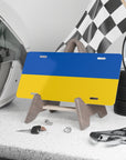 Ukrainian Flag Vanity Plate