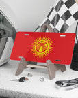 Kyrgyzstan New Flag Vanity Plate