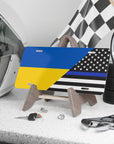 UKR/Law Enforcement Flag Vanity Plate