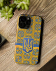 Ukraine Flag Emblem MagSafe Tough Cases