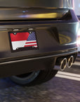 Monaco USA Flag Vanity Plate