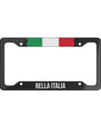 Bella Italia Italian Flag Car License Plate Frame