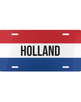 Holland Flag Vanity Plate