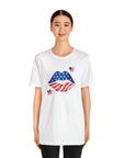 Lips Aquarel USA Unisex T-Shirt
