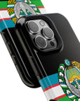 Uzbekistan Flag with Coat of Arms Phone Case