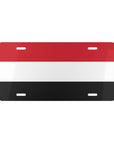 Yemen Flag Vanity Plate
