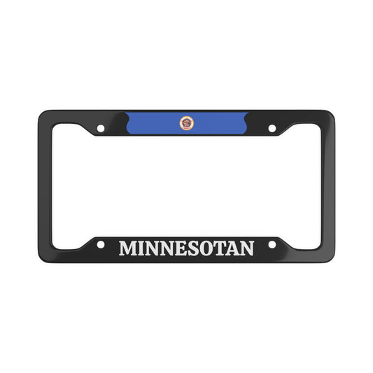 Minnesotan, Minnesota State, USA License Plate Frame