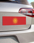 Macedonia Flag Car Magnet
