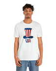 Uncle Sam Top Hat USA Unisex T-Shirt