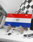 Paraguay Flag Vanity Plate