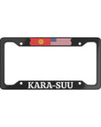 KARA-SUU Kyrgyzstan with flag License Plate Frame