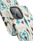 Light Uzbek Ikat MagSafe Phone Case