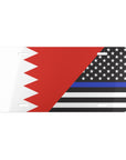 Bahrain Support Police Flag Vanity Plate