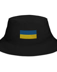 Ukrainian Flag Embroidery Bucket Hat