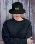 Ukrainian Flag Embroidery Bucket Hat
