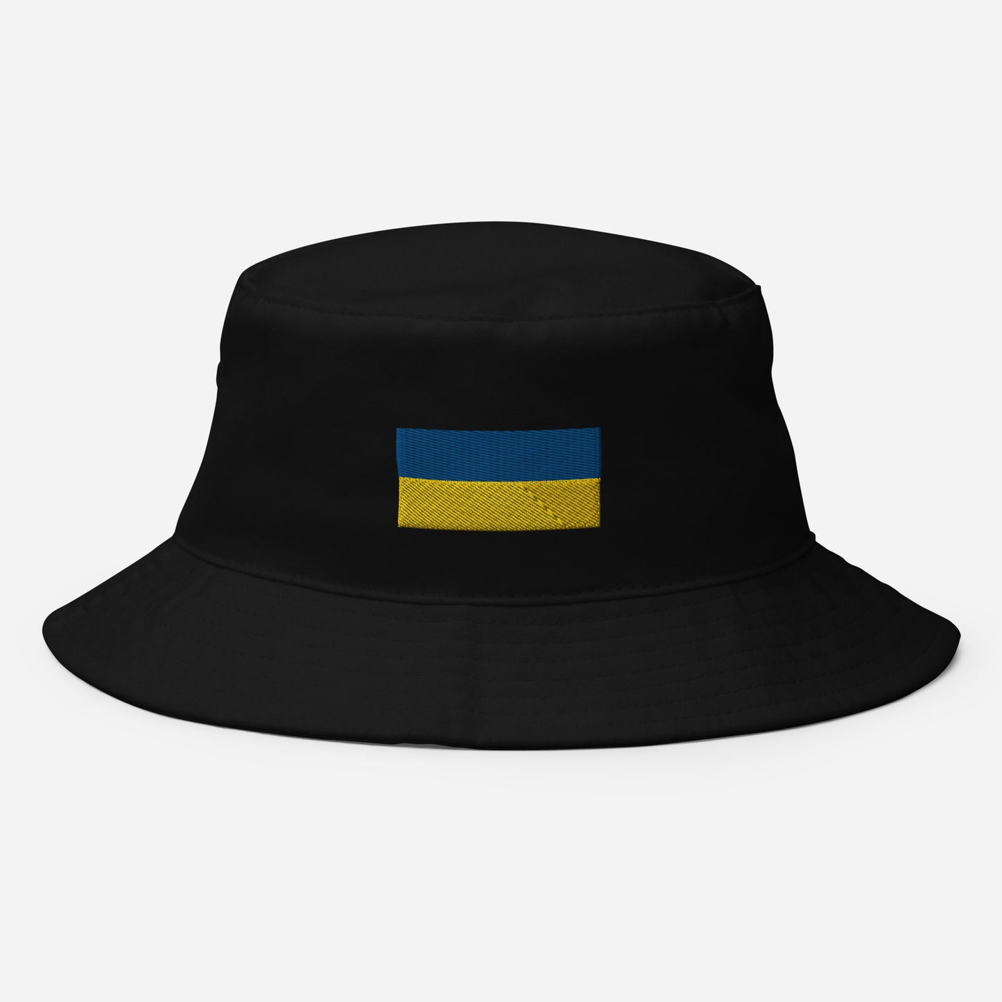 Ukrainian Flag Embroidery Bucket Hat