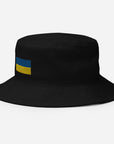 Ukrainian Flag Embroidery Bucket Hat