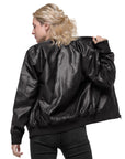 KGZ Leather Bomber Jacket