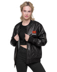 KGZ Leather Bomber Jacket