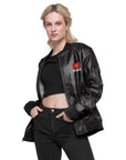 KGZ Leather Bomber Jacket