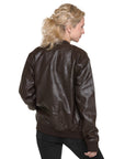 KGZ Leather Bomber Jacket