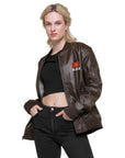 KGZ Leather Bomber Jacket