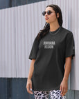 Bukhara Region UZB Embroidered Oversized faded t-shirt