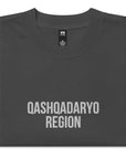 Qashqadaryo Region UZB Embroidered Oversized faded t-shirt
