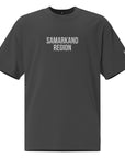 Samarkand Region UZB Embroidered Oversized faded t-shirt