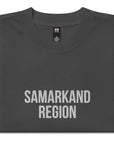 Samarkand Region UZB Embroidered Oversized faded t-shirt