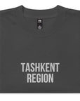 Tashkent Region UZB Embroidered Oversized faded t-shirt