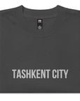 Tashkent City UZB Embroidered Oversized faded t-shirt