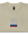 Russia Embroidered Oversized T-shirt