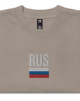 Russia Embroidered Oversized T-shirt