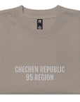 CHECHEN REPUBLIC REGION 95 REGION Oversized faded t-shirt EMB