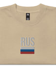 Russia Embroidered Oversized T-shirt