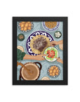Dastarkhan Framed photo paper poster
