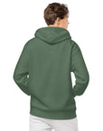 Kazakh Cutout EMB Premium Unisex pigment-dyed hoodie