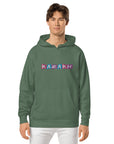 Kazakh Cutout EMB Premium Unisex pigment-dyed hoodie