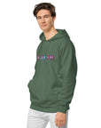 Kazakh Cutout EMB Premium Unisex pigment-dyed hoodie