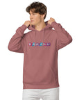 Kazakh Cutout EMB Premium Unisex pigment-dyed hoodie